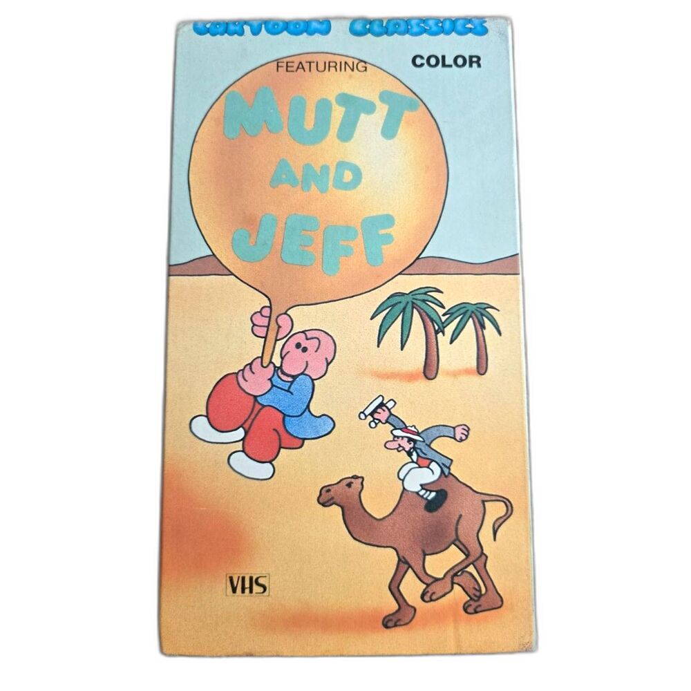 Mutt and Jeff VHS Classic Cartoons Color Vintage Animation